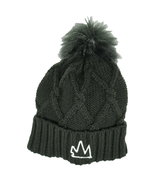 LADIES POM POM BEANIE