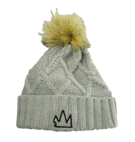 LADIES POM POM BEANIE